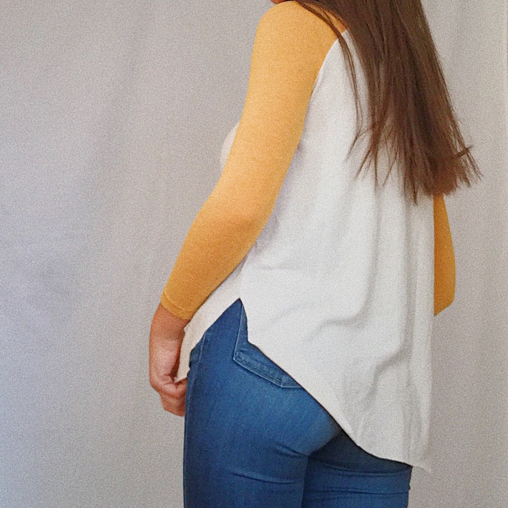 ⚾️MUSTARD YELLOW BASEBALL T SHIRT⚾️